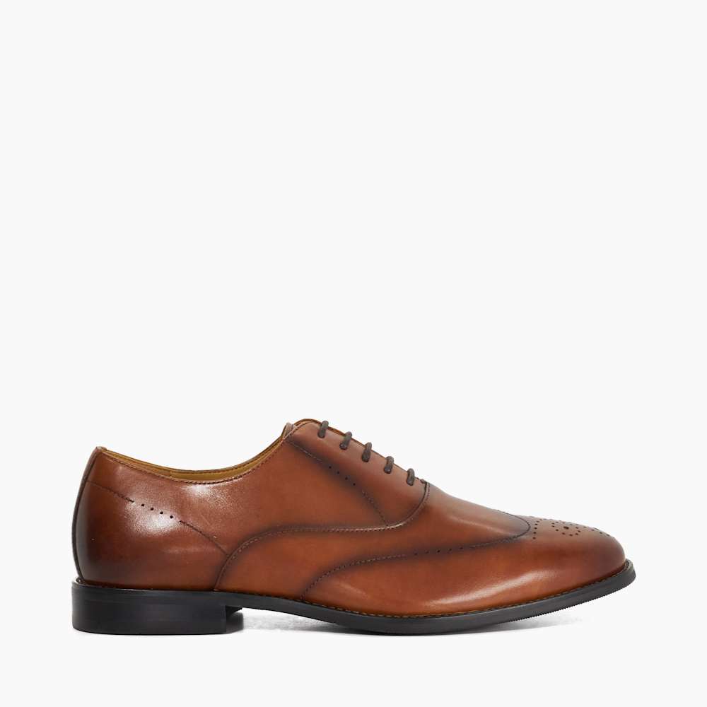 Shaay Tan, Lace-Up Leather Brogues | Dune London