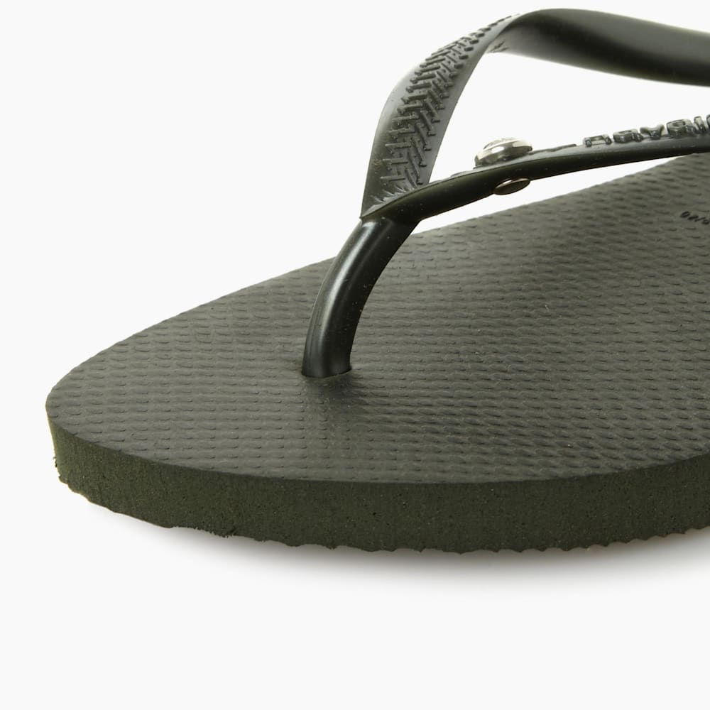 Swarovski Flip Flops Khaki, Havaianas Slim Swarovski Flip Flops