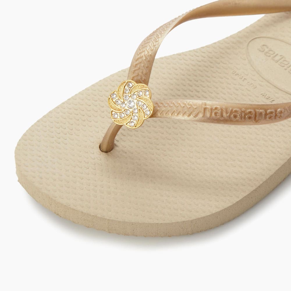 Embellished flip flops deals