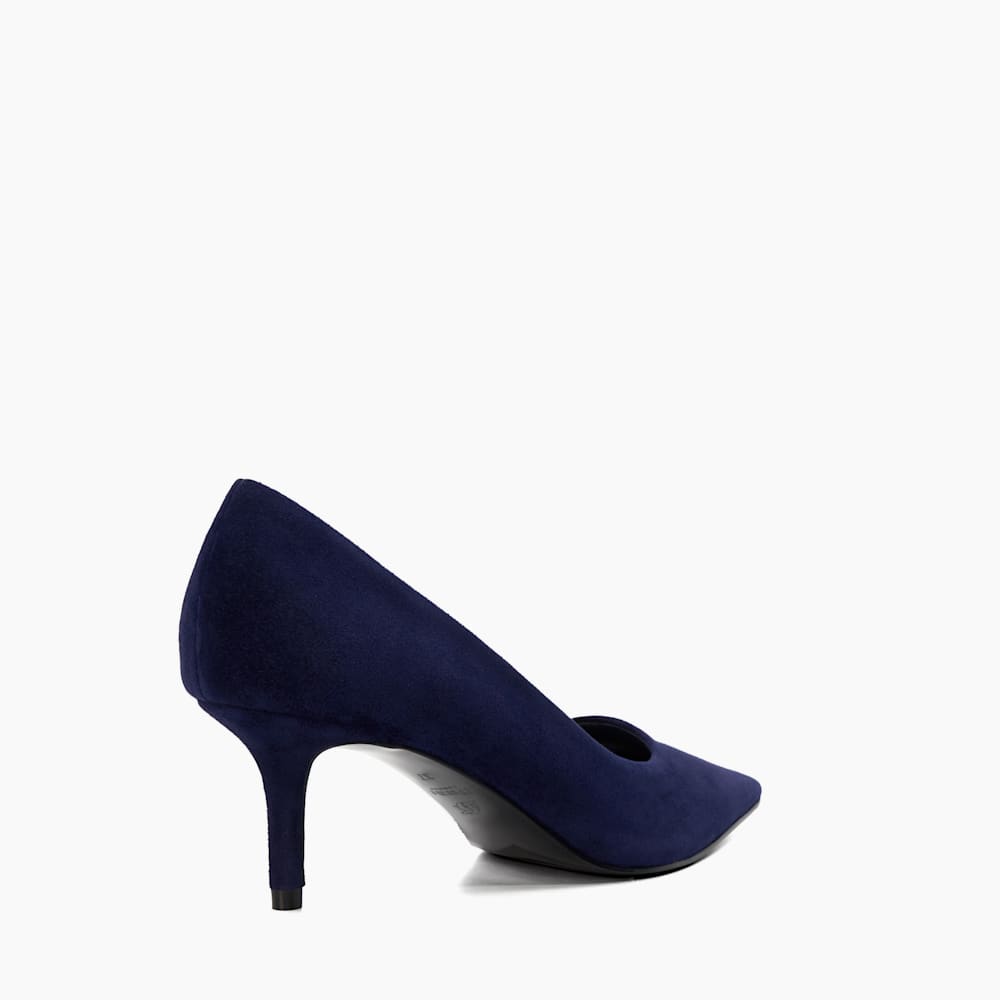 Navy blue suede heels clearance