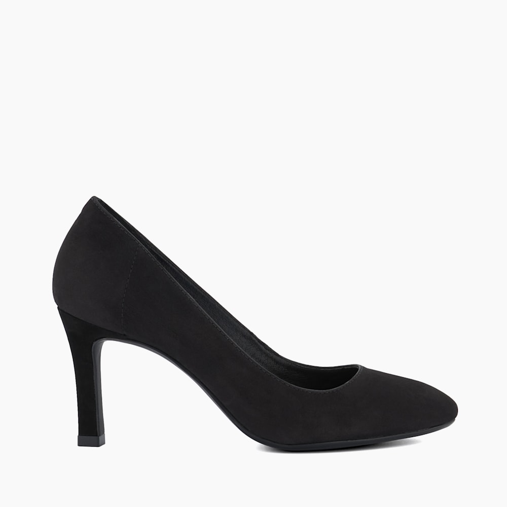 Dune black court shoes discount