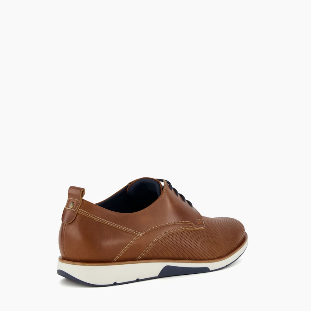 Barnabey Tan Casual Gibson Shoes Dune London