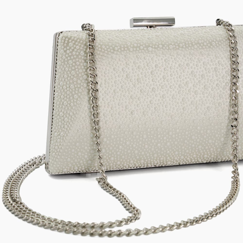 Dune ivory clutch bag sale