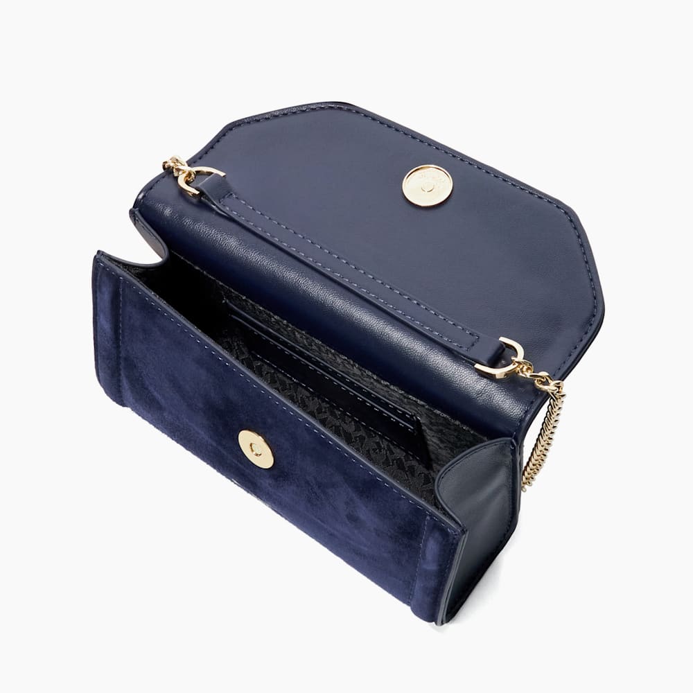 Navy diamante clutch bag best sale
