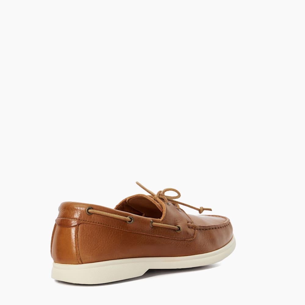 Polo ralph lauren merton leather boat shoes in tan store
