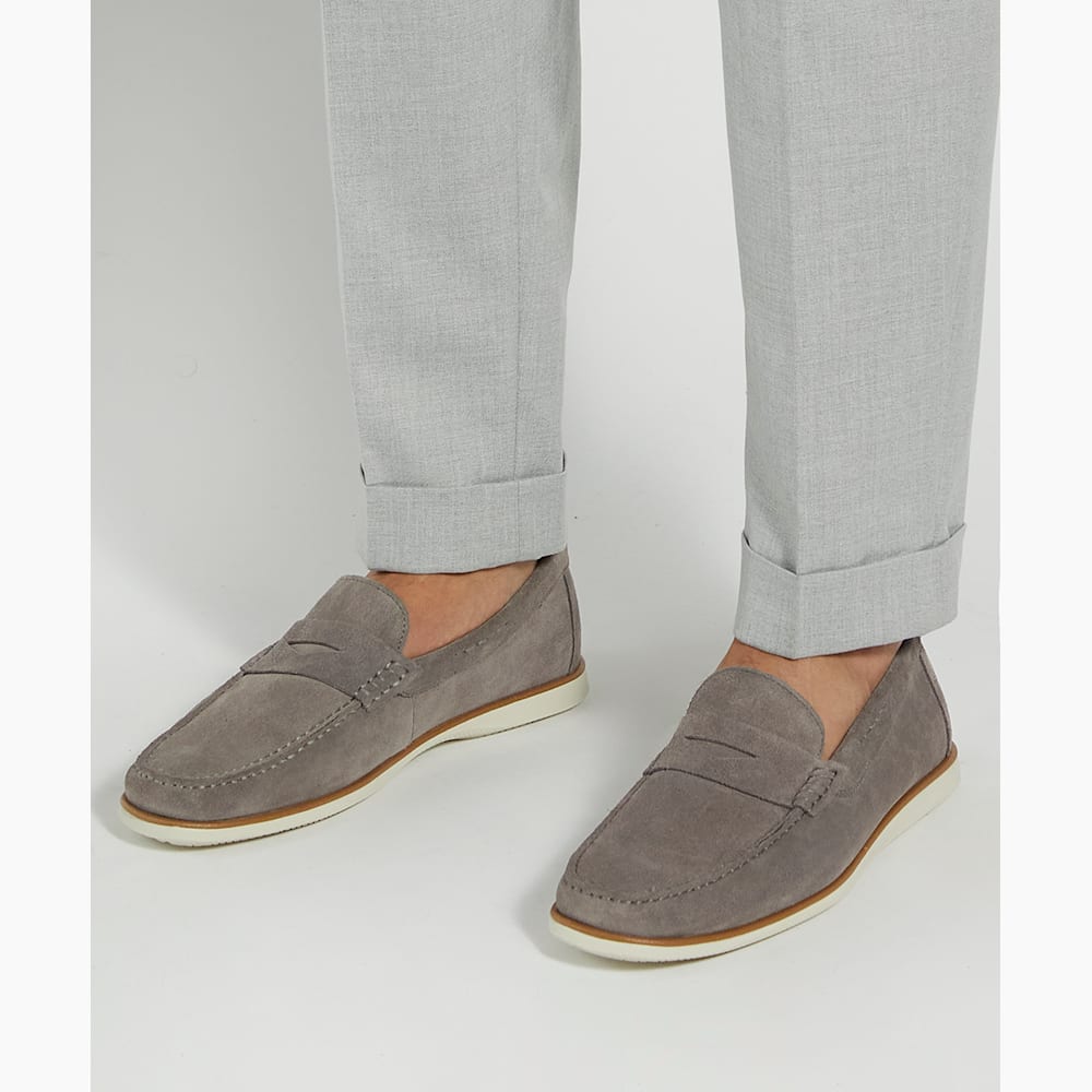 Grey loafers discount