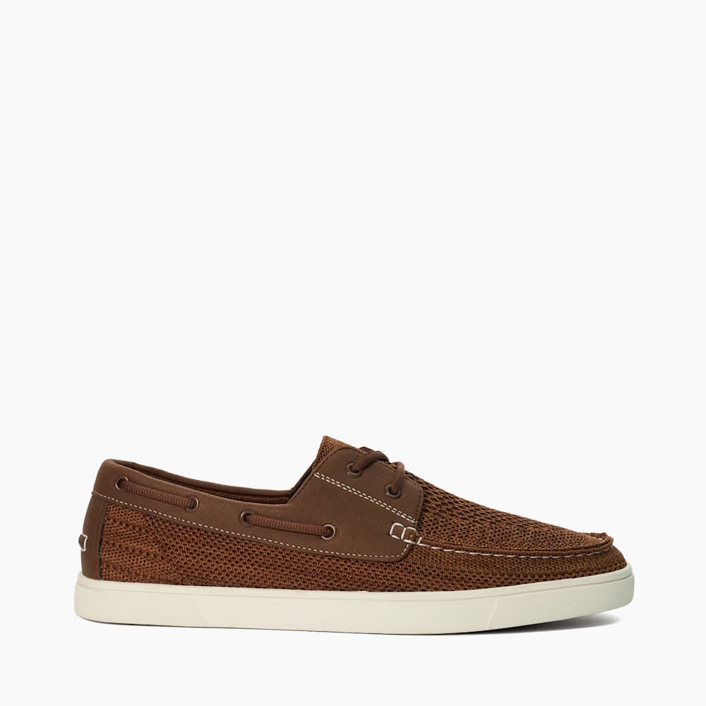 Blaizerss Tan, Knitted Boat Shoes Dune London