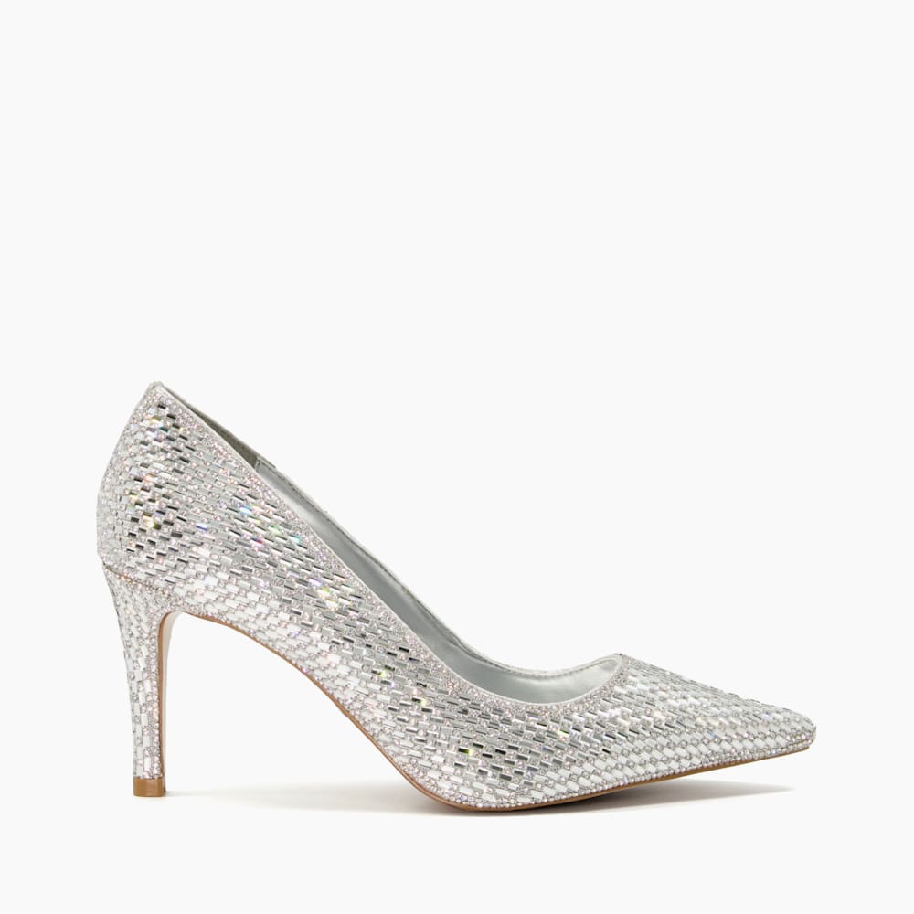 Silver grey heels deals