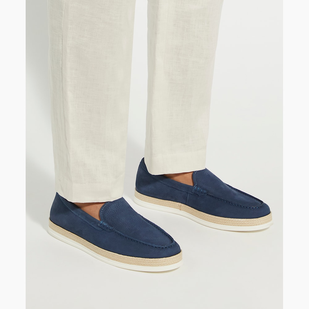 Suede Loafers Dune Mens Summer Shoes Buy Dark Stone Suede Casual