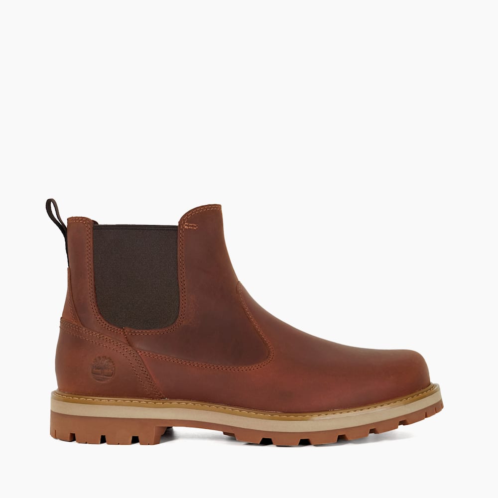 Britton Road Ch Brown Timberland Leather Chelsea Boots Dune London