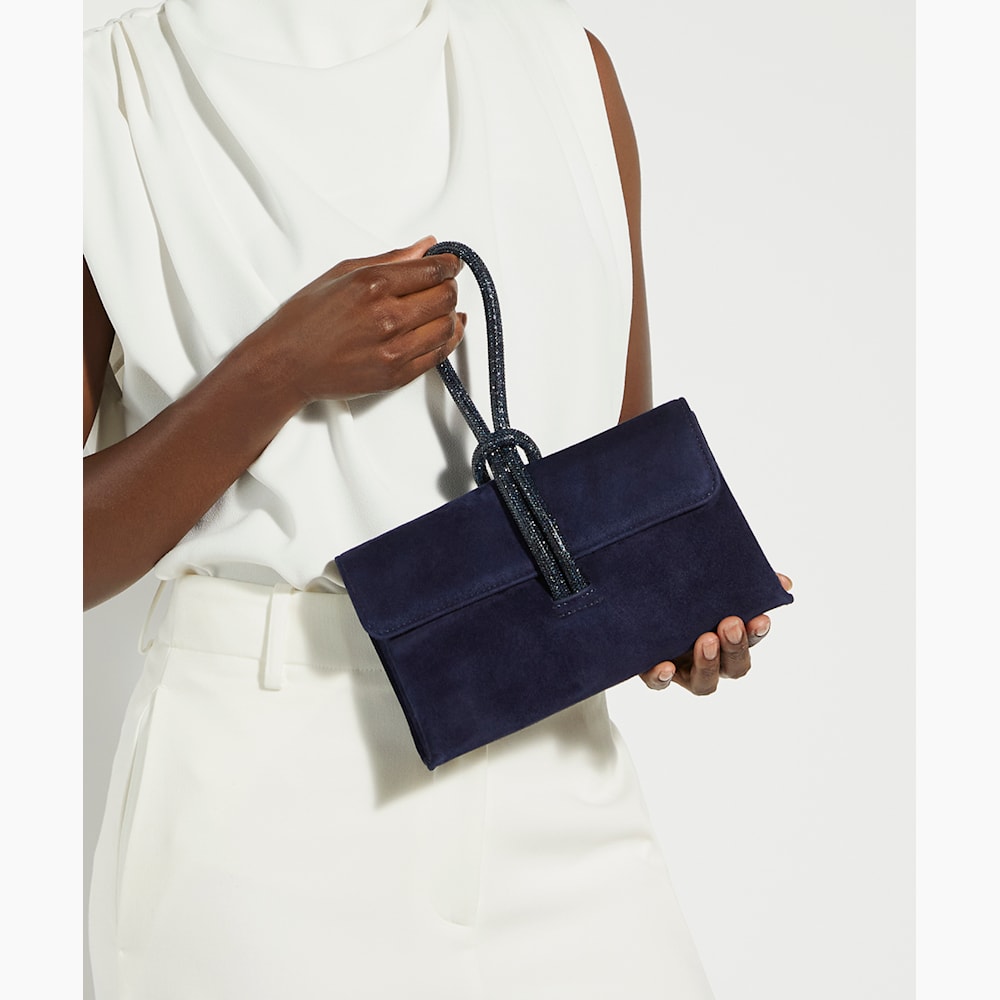 Navy diamante bag 2025