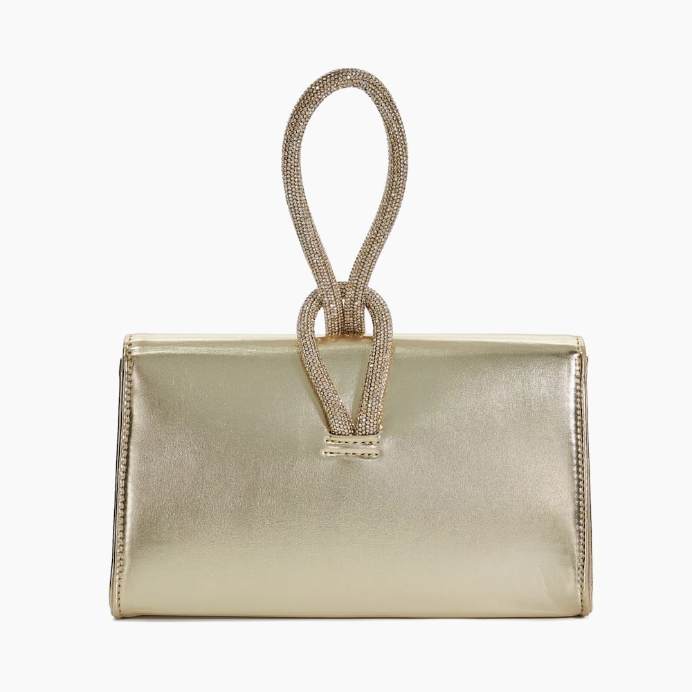 Brynie Gold, Diamante-Loop-Handle Grab Bag | Dune London