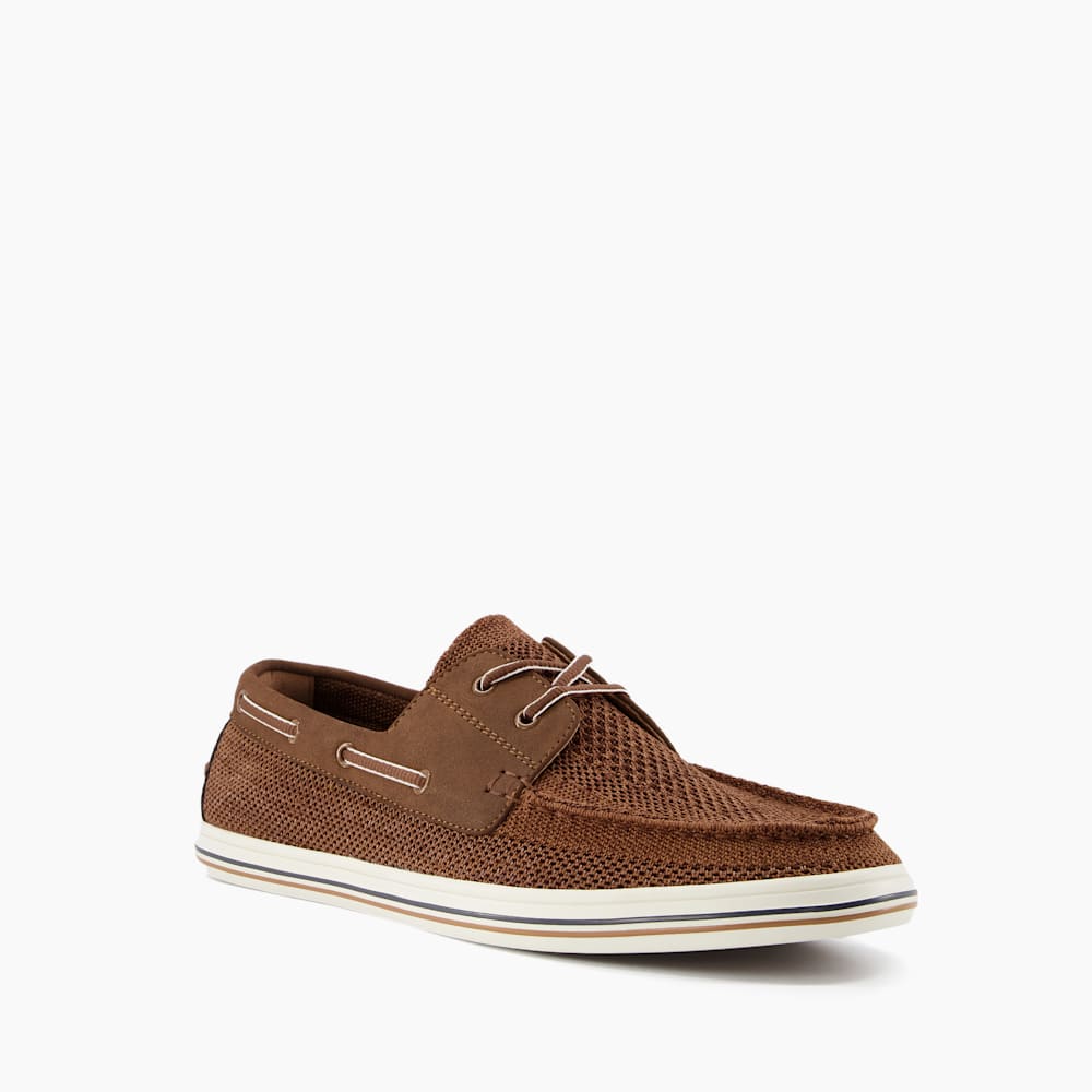 Burnner Tan, Knitted Boat Shoes Dune London