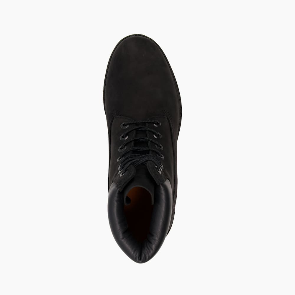Timberland mens slim 6 inch boots black nubuck on sale