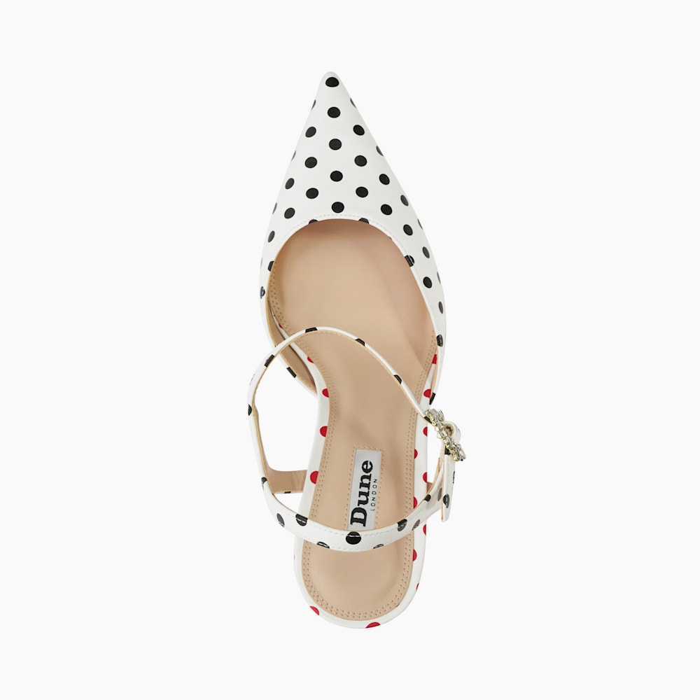 Catwalk Multi Polka Dot Open Courts Dune London