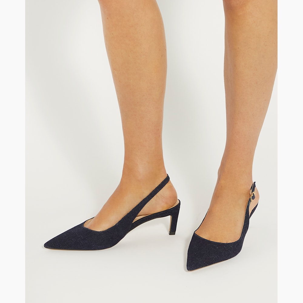 Pointed toe slingback hot sale