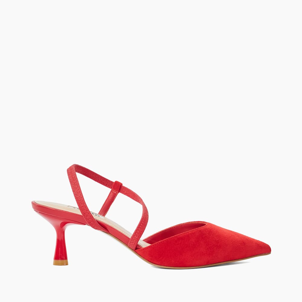 Dune red shoes sale on sale