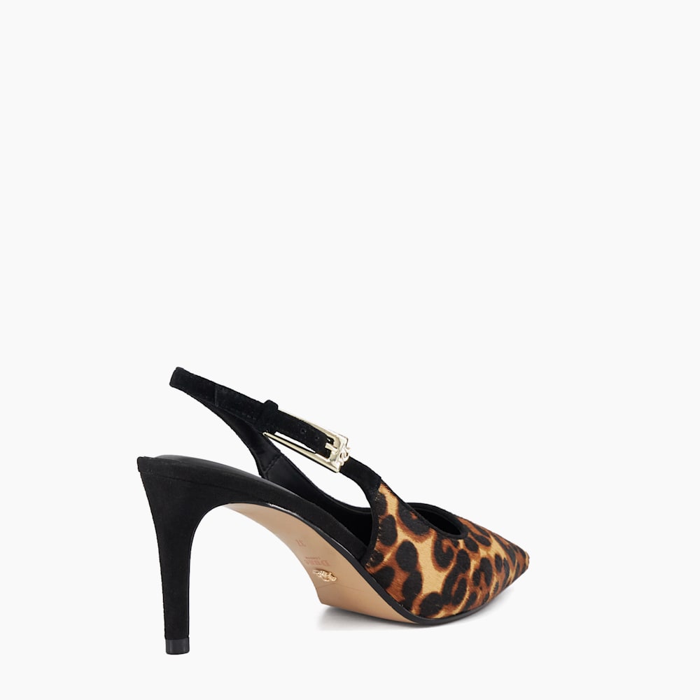 Leopard slingback heels online