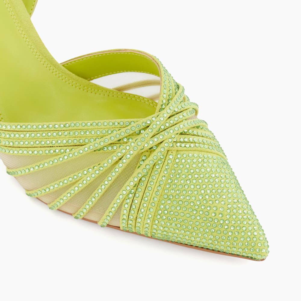 Lime green court shoes on sale