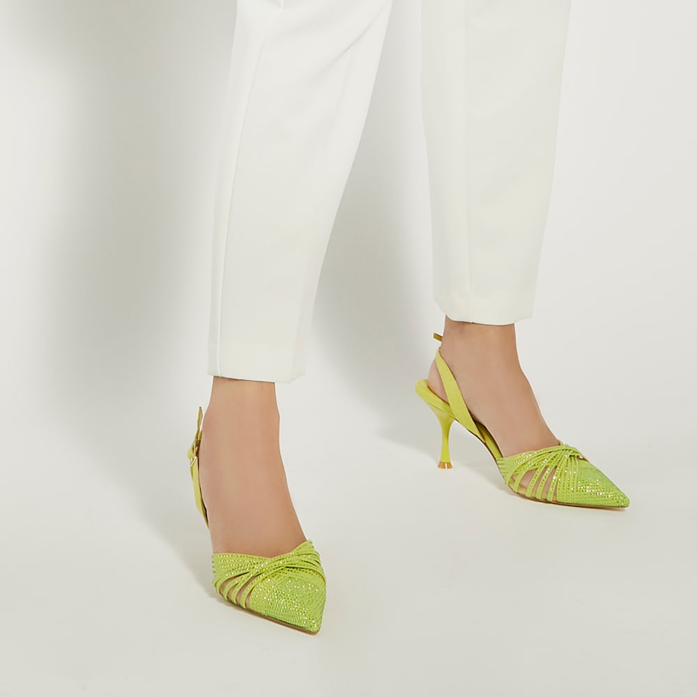 Lime clear heels 2025