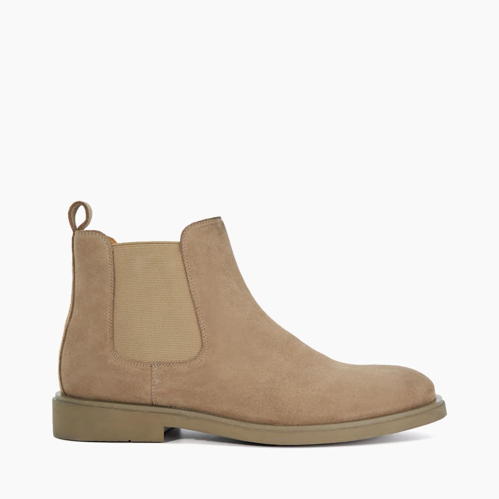 Cromwells Taupe, Signature Slip On Boots | Dune London