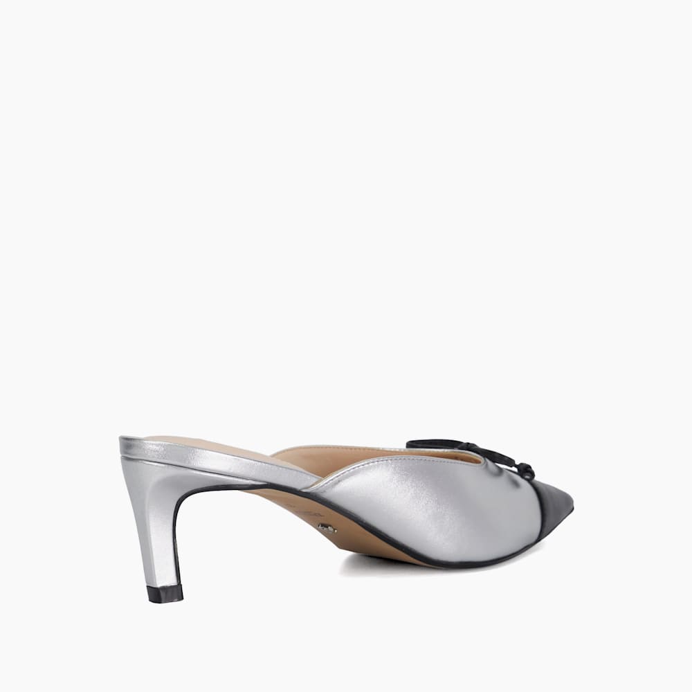 Silver slip on heels new arrivals