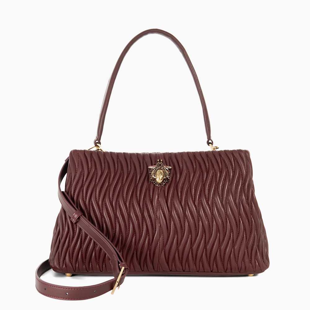 Dune burgundy bag sale