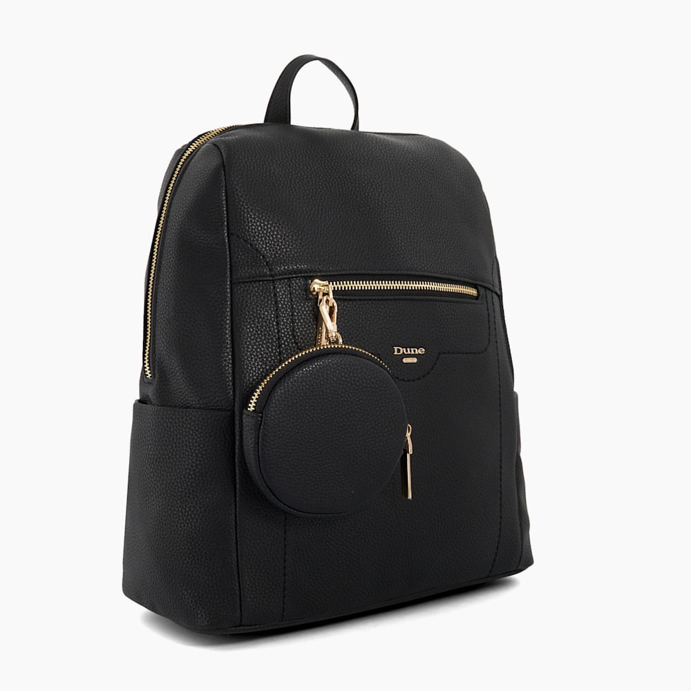 Dashio Black Coin Purse Large Backpack Dune London