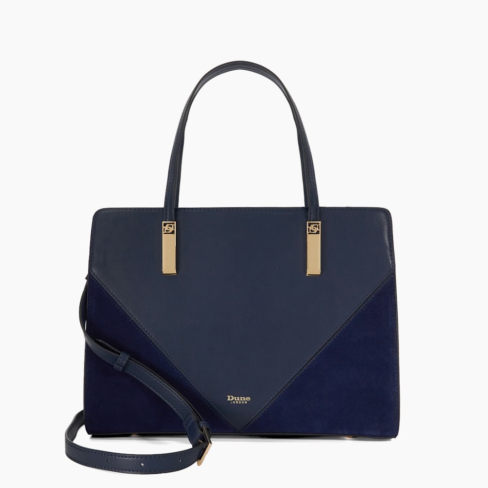 Dune navy handbag hotsell