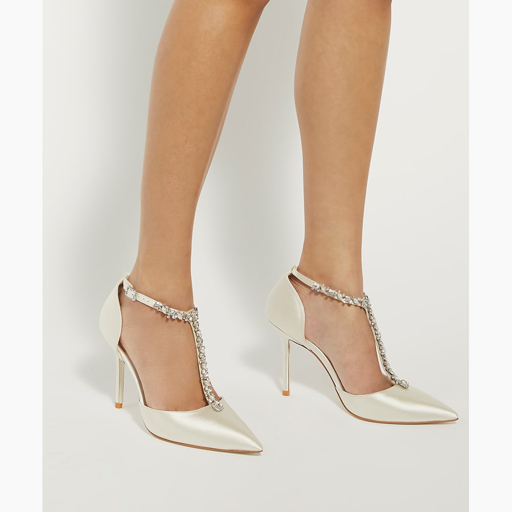 T strap wedding shoes best sale