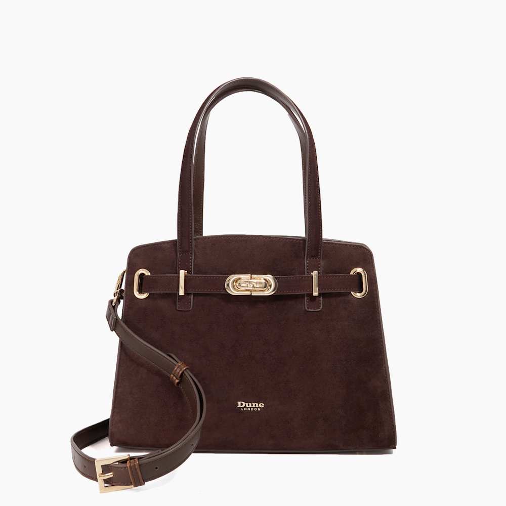 Dinidefine Brown, Belted Grab Bag Dune London