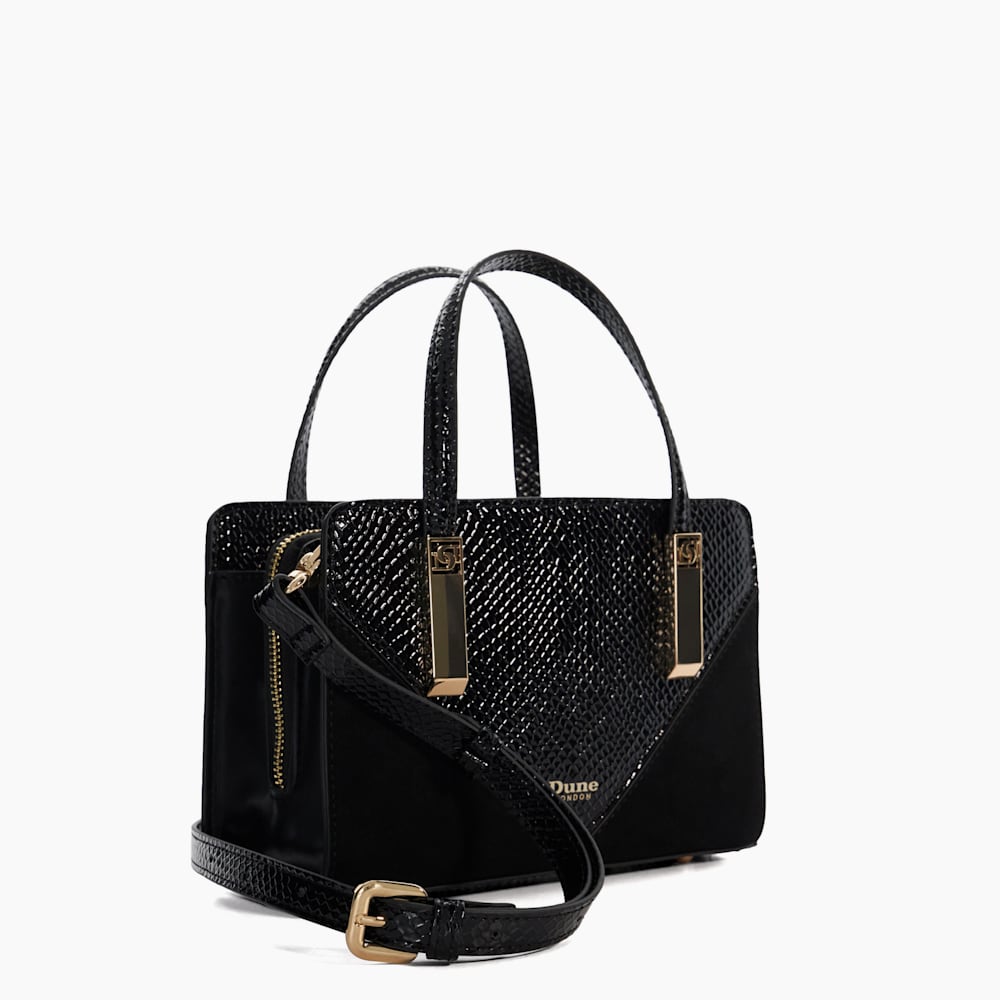 Dinkydenbeigh Black Small Tote Bag Dune London