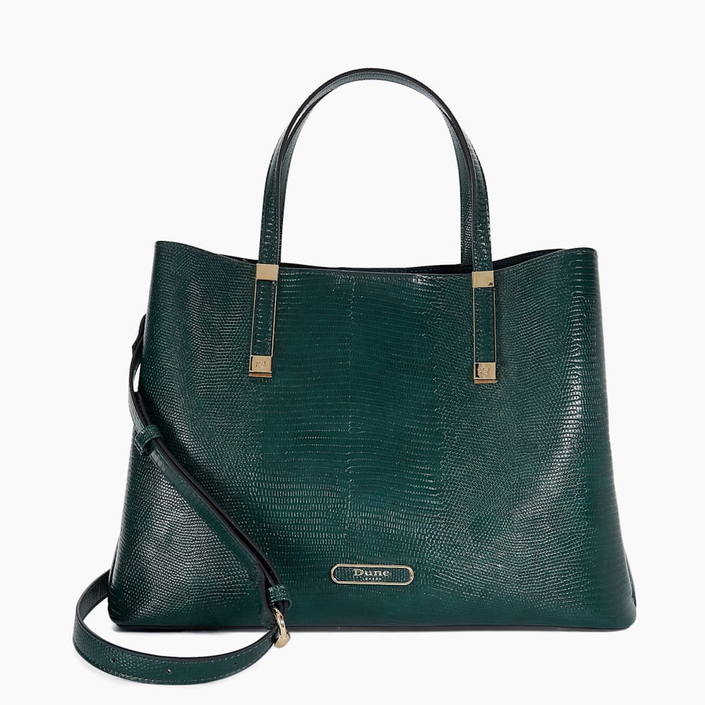 Dark green tote top