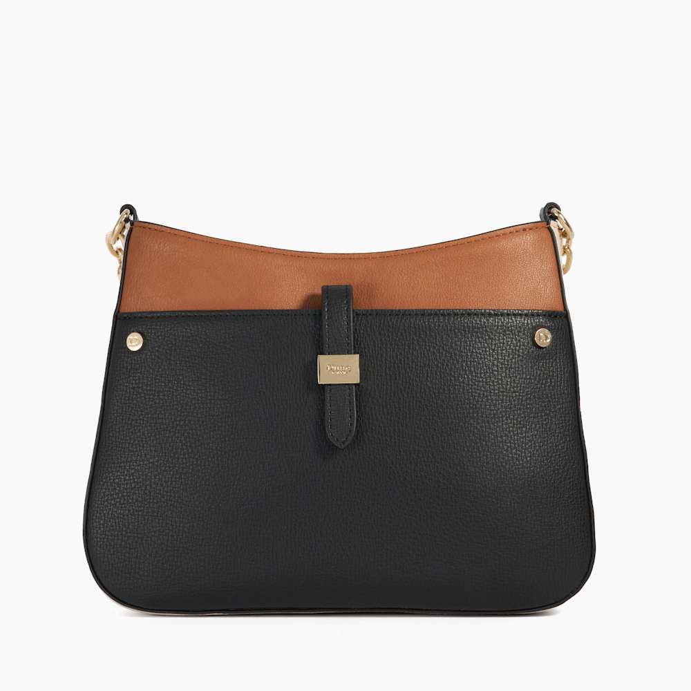 Dune London Dovie クロスボディバッグ Dovie Black White, Long Handle Tri-Colour Cross Body Bag