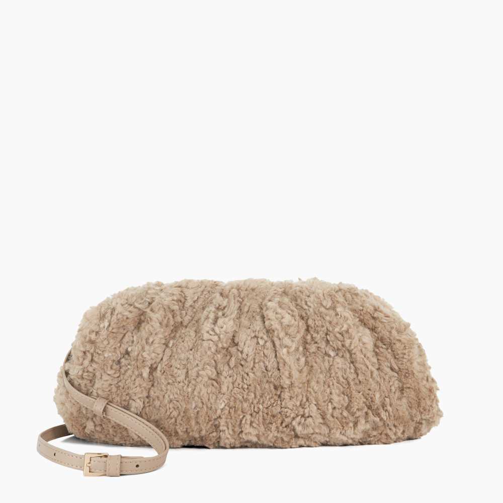 Dune faux fur bag outlet