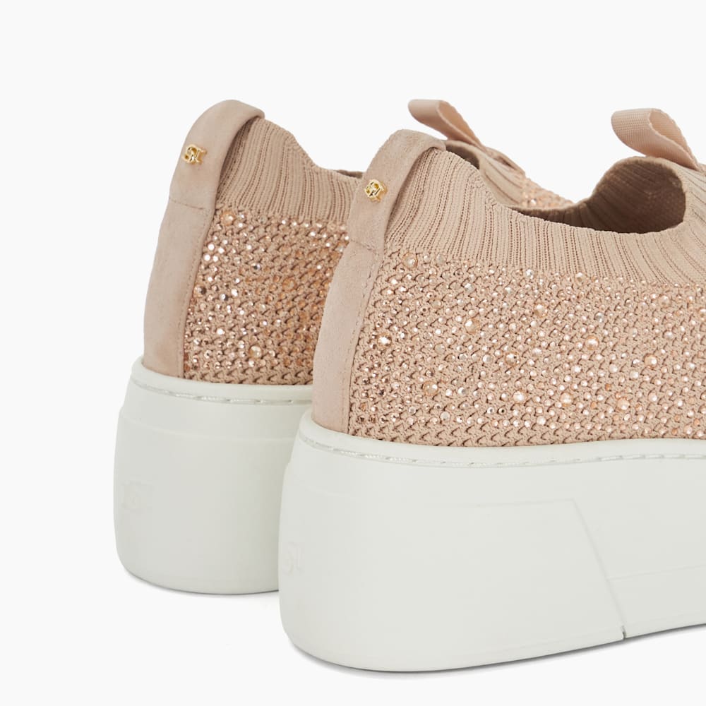 Dune London Womens Trainers Dune Sneakers Dune White Flat Shoes