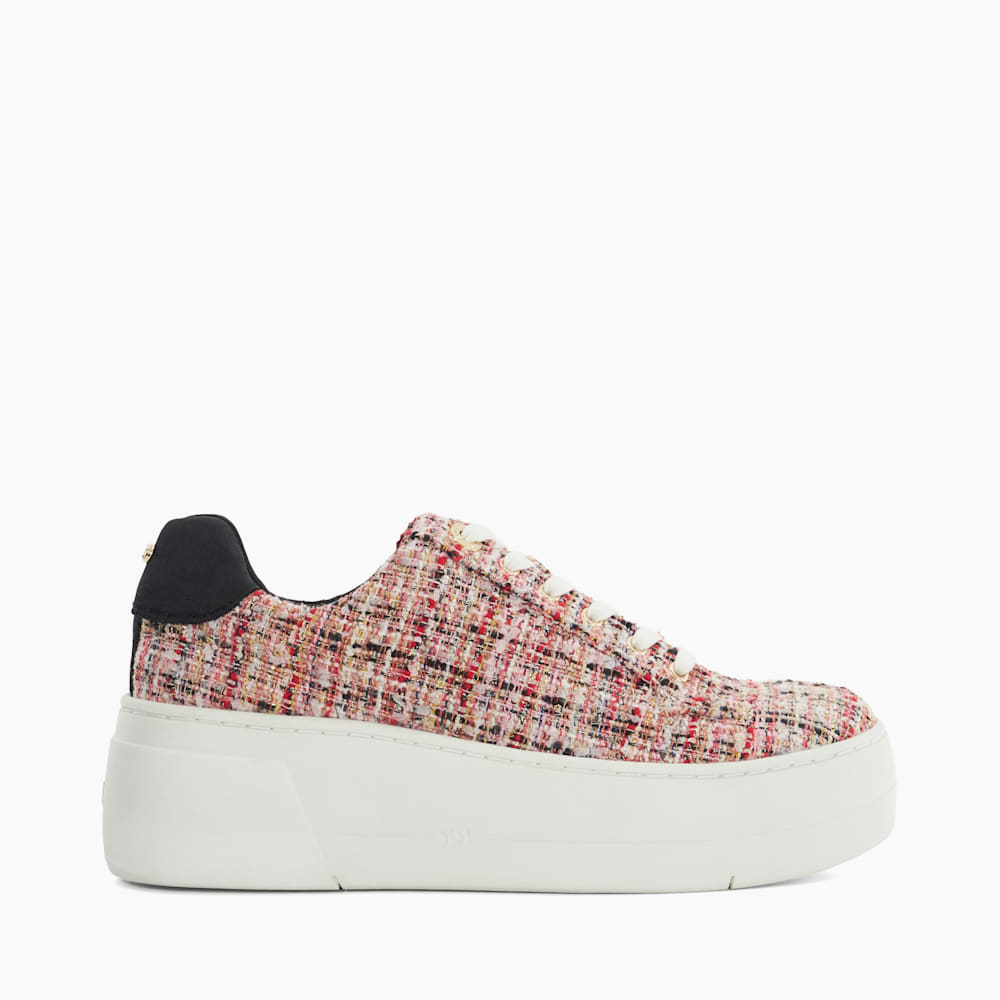 Pink lace up sneakers sales