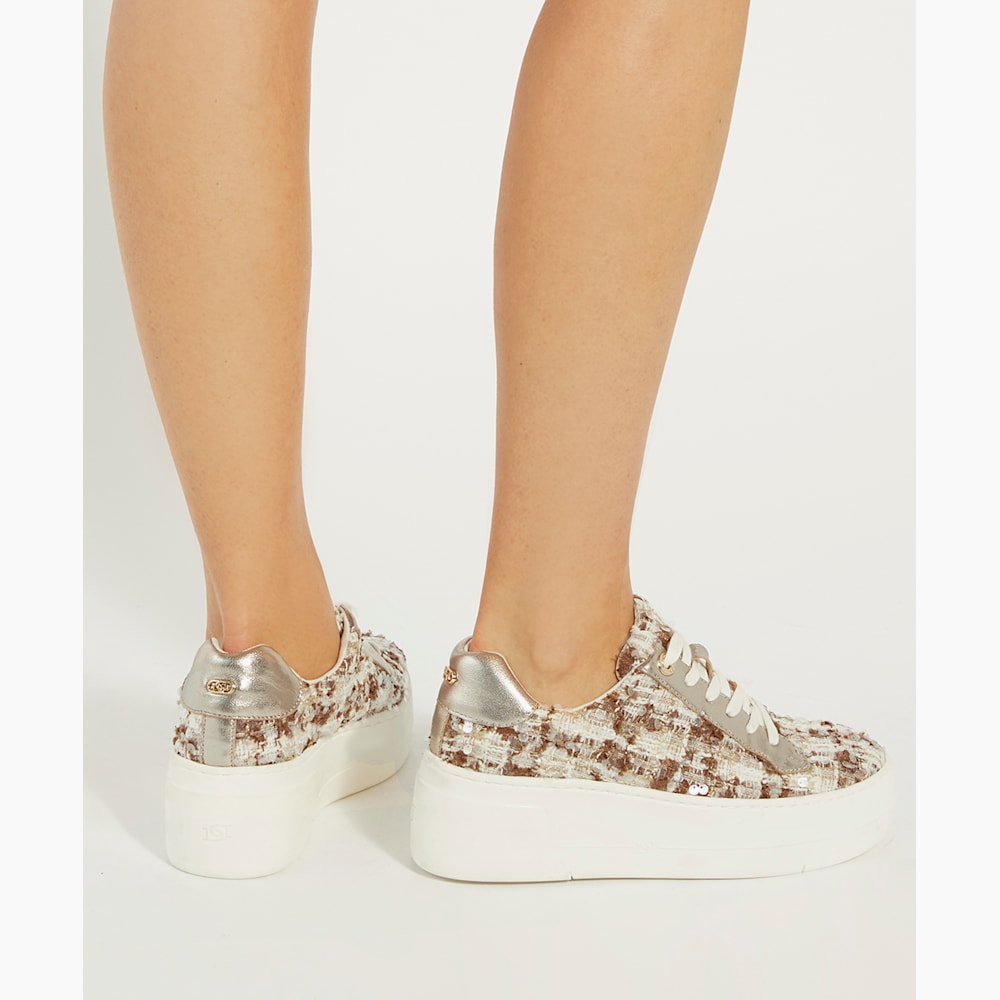 Ladies flatform trainers online
