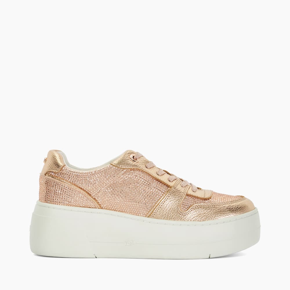 Rose gold trainers womens sales