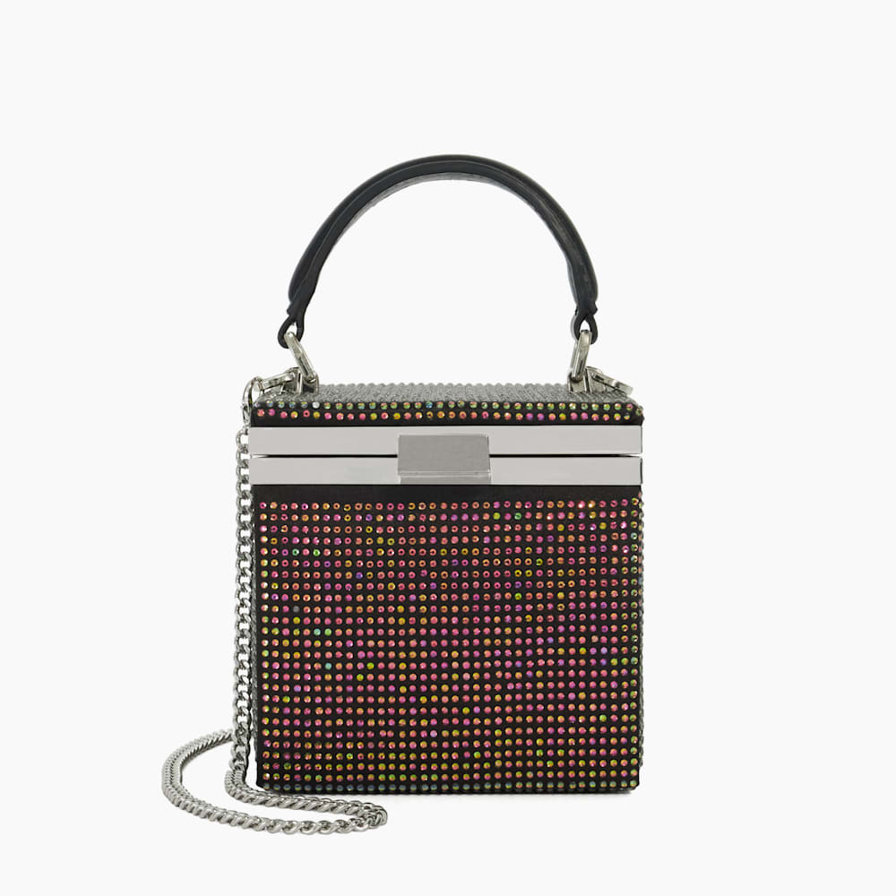 Everlong Noir, Micro sac de soirée structuré Dune London