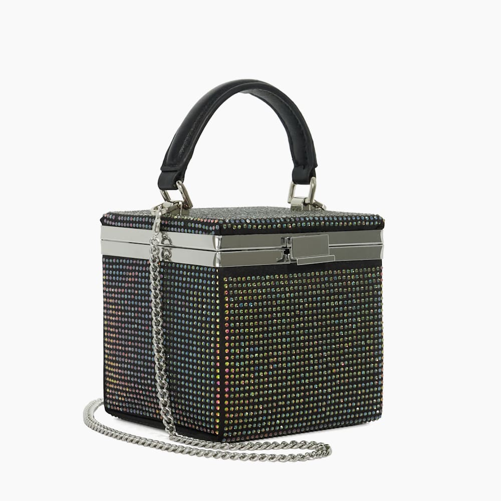 Everlong Noir, Micro sac de soirée structuré Dune London