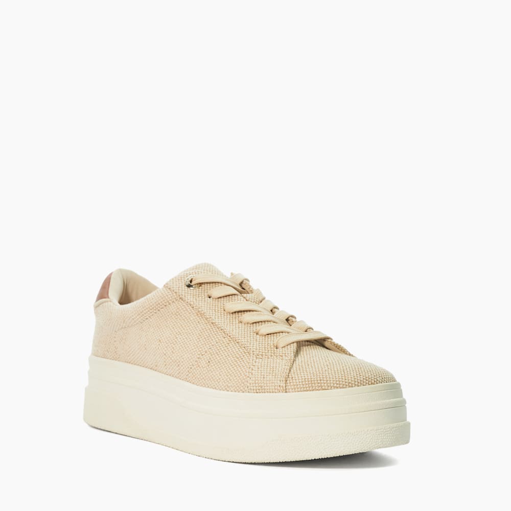 Tan platform sneakers store