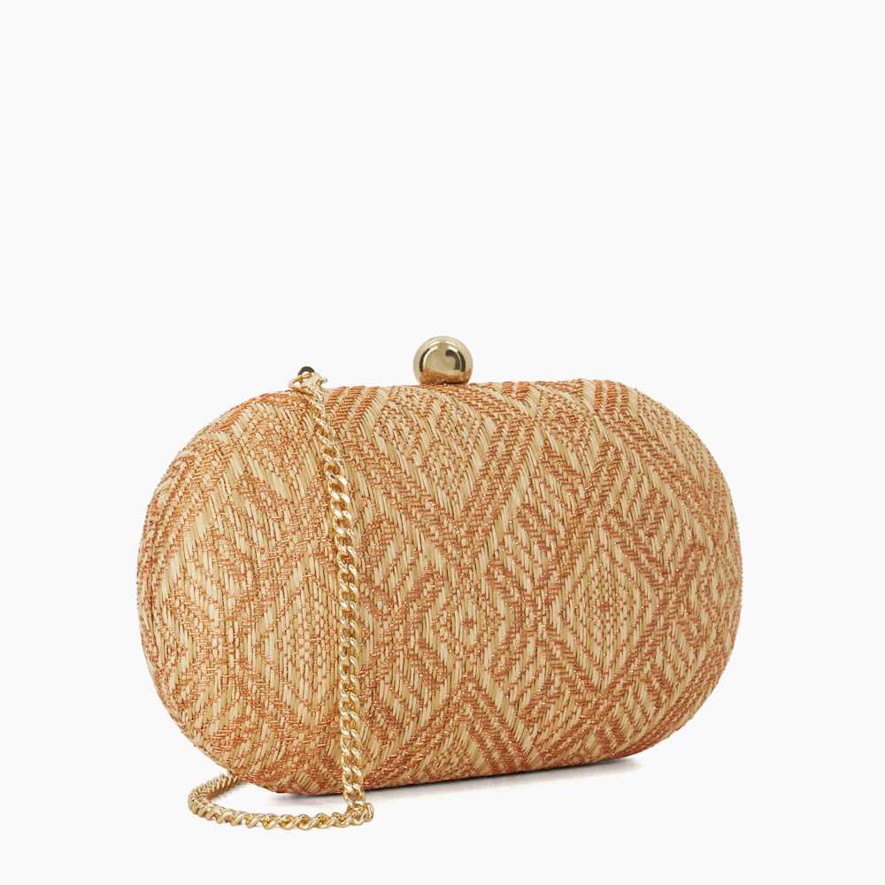 Ladies Purse Bronze Clutch Bags For Weddings Extra Bronze, Woven