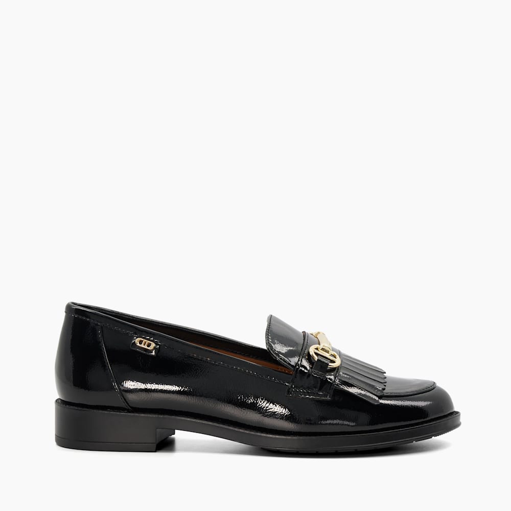 Dune patent loafers discount