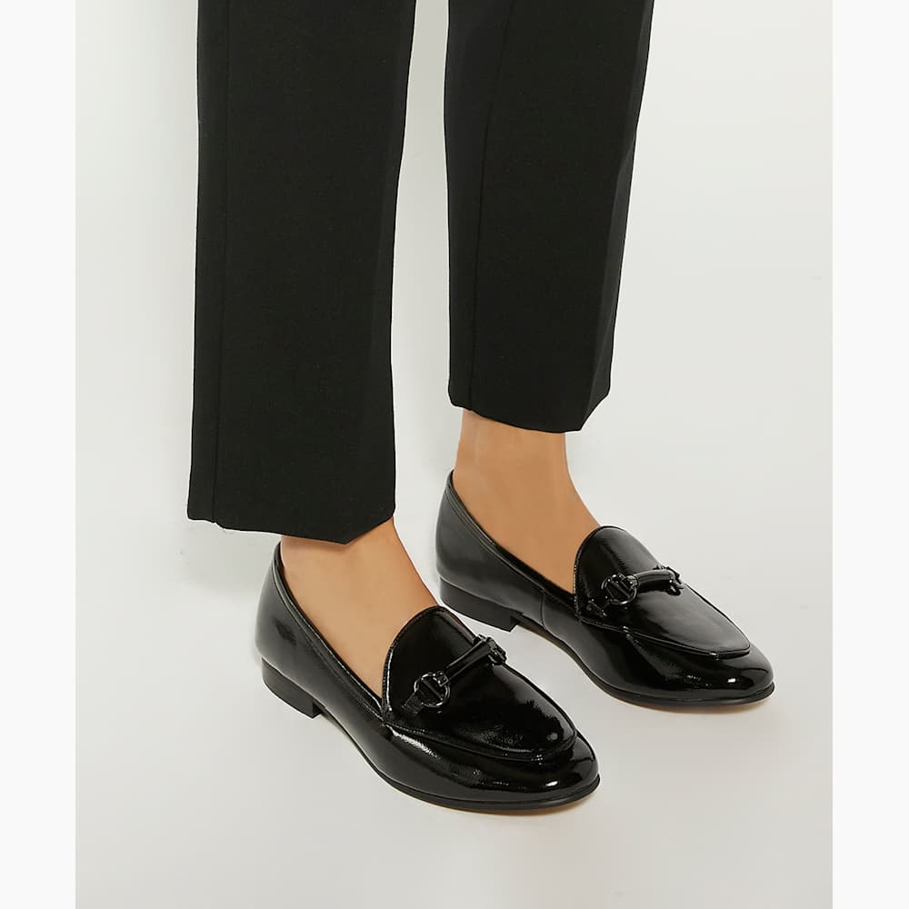 Dune London Grandeur ローファー Dune London Grandeur Loafer in Textured Black | MYER