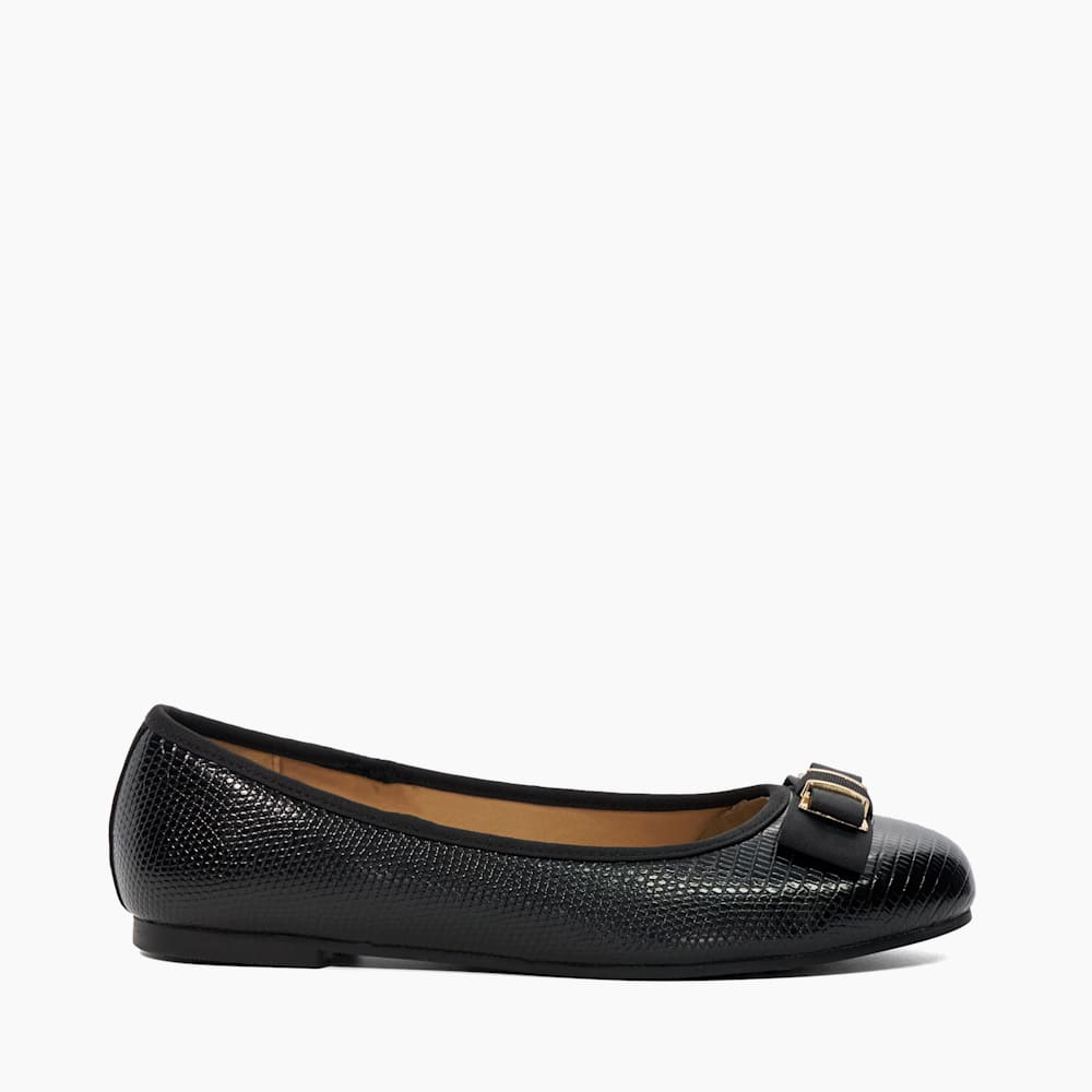 Croc black flats deals