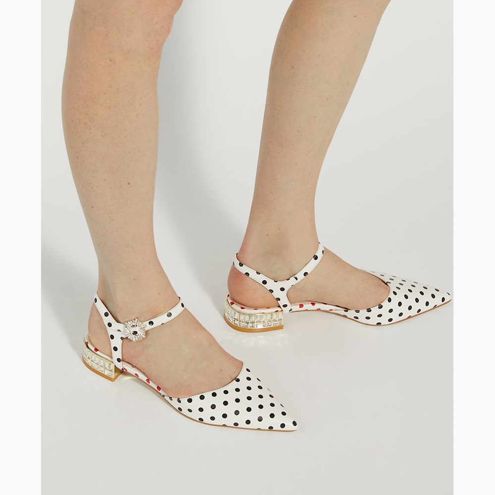 Polka dot slingbacks store