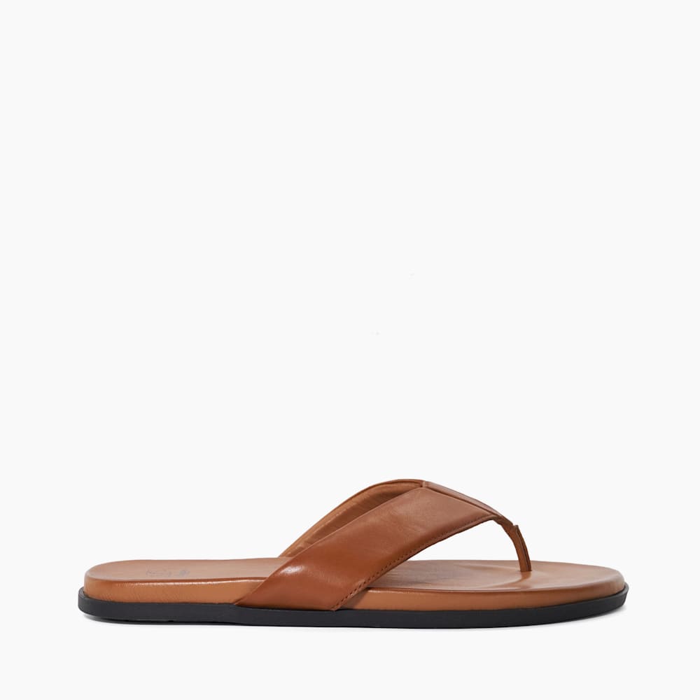 Tan flip flops mens deals