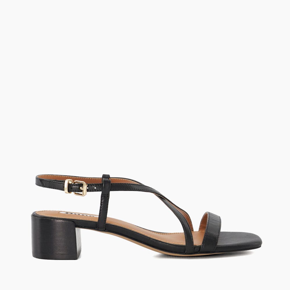 Low block heel sandals black outlet