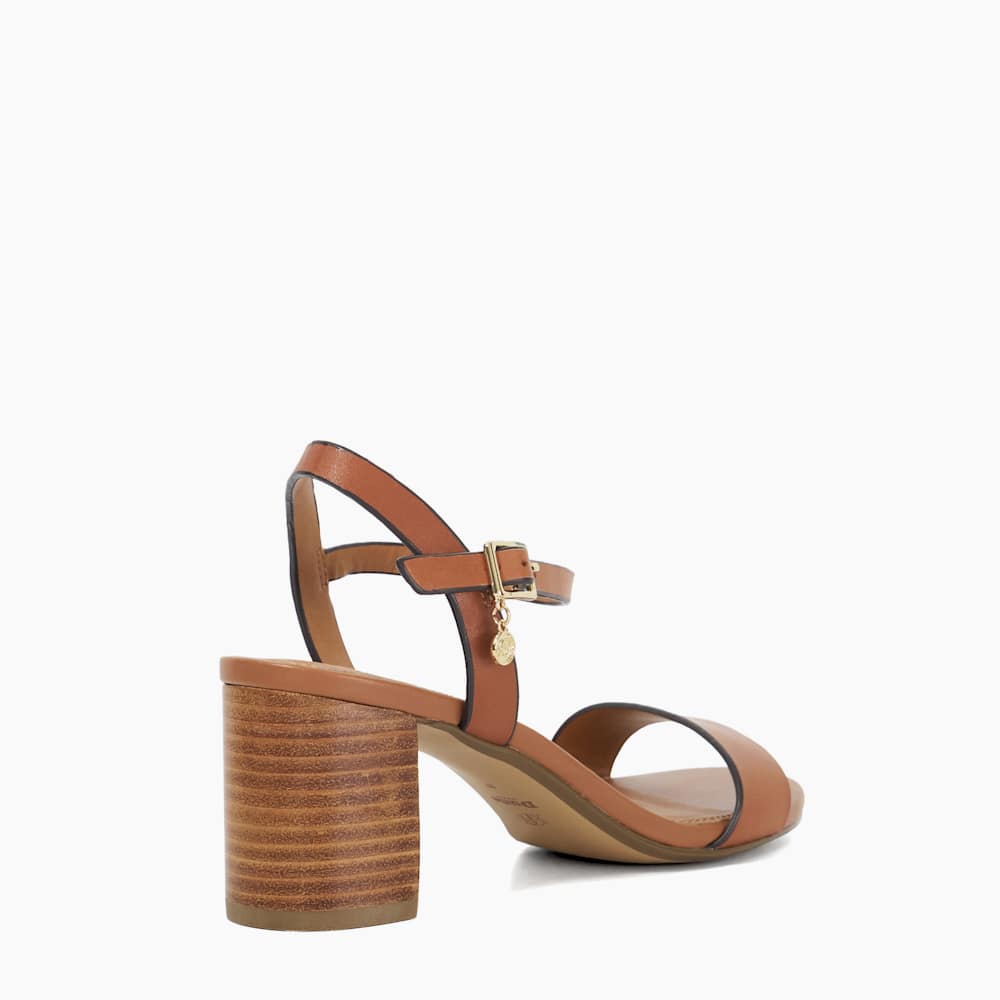 Tan heeled sandals uk cheap